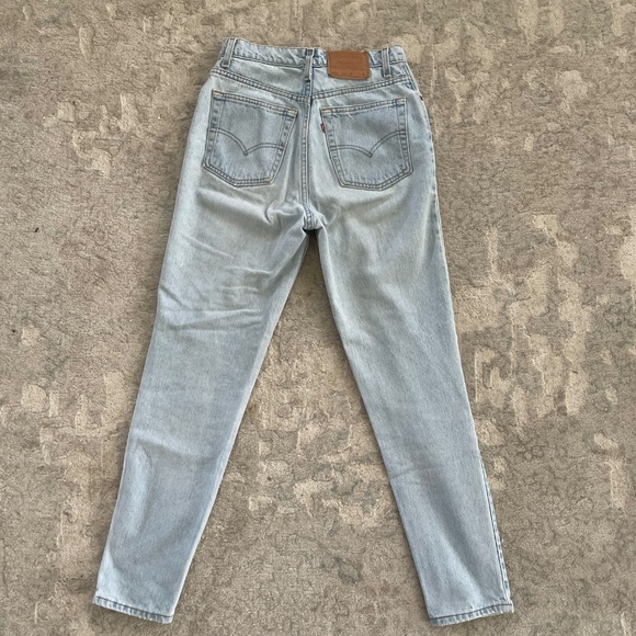 Levi's 512 W28 L30.5 slim fit tapered leg 80's Vintage mom levis 28 - Picture 3 of 12
